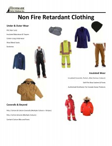 non fire retardant safety clothing Edmonton